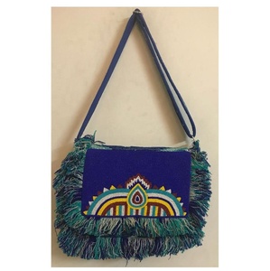 Última Colección Boho India: Bolso Tote de Mujer con Cremallera y Borlas Hechas a Mano, Estilo Bohemio, para Noche y Compras - Product Image 1