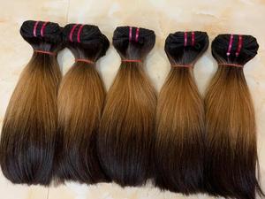 Vente en gros perruque cheveux humains vietnamiens double trame droite ombre 2 tons couleurs de haute qualité - Product Image 4