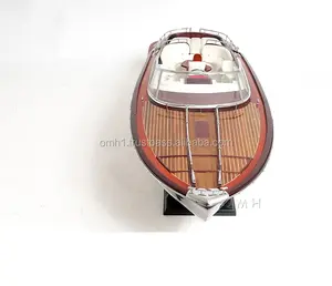 木制工艺品Riva Rama准备RC油漆大型快艇航海装饰模型用于家庭装饰