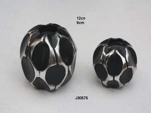 Soporte de luz de té de aluminio fundido con acabado de dos tonos con borde pulido Portavelas de metal para decoración del hogar - Product Image 5