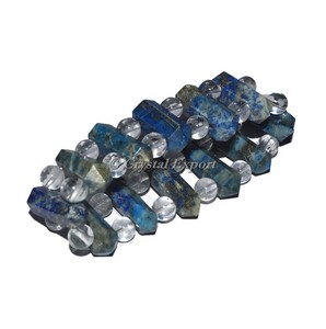 Buy Online Lapis Lazuli Healing <b>Crystals</b> <b>Bracelet</b> Handmade Healing Mascot Style - Product Image 1