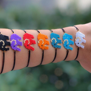 Miyuki Beaded <b>elephant</b> charmed bracelets, seven colors of <b>elephant</b> charmed bracelets - Product Image 1