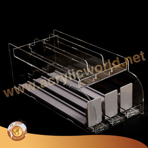 Poussoir de rayonnage personnalisé à ressort pour supermarché, présentoir à tabac en acrylique, organisateur de cigarettes avec séparateur réglable - Product Image 3