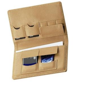 Estuche para tarjeta SIM y de memoria de cuero PU unisex con logotipo personalizado Uso de tarjeta de crédito personalizado - Product Image 1