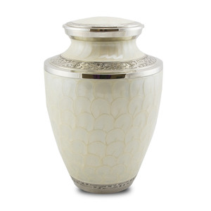 Urna Funeraria para Adultos de Estilo Americano Pintada a Mano en Latón - Arte y Coleccionable - Product Image 1