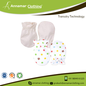 CPSC Certified 100% Cotton Soft Comfortable Newborn Baby Mitten - Product Image 2