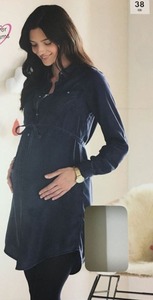 Vestido de maternidad de calidad de exportación 100% de prendas de Bangladesh de nuevo diseño para damas Cintura de encaje ajustable fácil para envío de primavera - Product Image 3