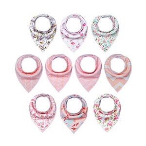 Soft Cotton <b>Baby</b> Bandana Drool Bibs from India - Product Image 1