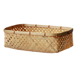 Cesta de Almacenamiento de Bambú Vietnamita al por Mayor, Cesta de Bambú Tejida - Product Image 3