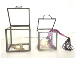 KHAN EXIMPO hermosa caja de collar de cristal de hierro logotipo personalizado Cajas de Regalo de joyería al por mayor hechas de papel para embalaje - Product Image 1