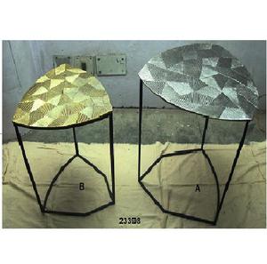 Moderno taburete decorativo de aluminio para jardín - Product Image 1