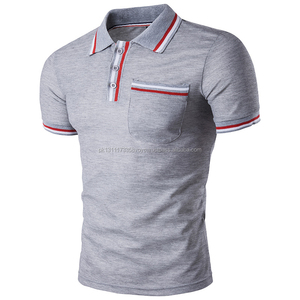 Polo de sport de broches pour hommes, t-shirt personnalisé, 2021 coton, vente en gros, 100% - Product Image 6