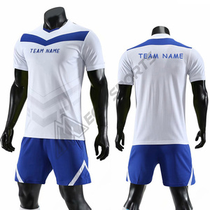 Camiseta deportiva con sublimación en blanco, diseño de fútbol, pegatinas para números, conjunto de camisetas de equipo de fútbol - Product Image 4