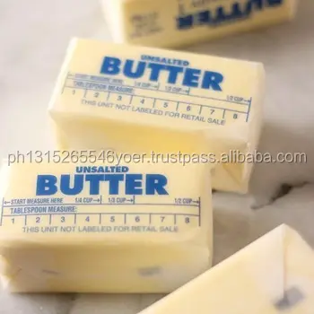 उच्च गुणवत्ता नमकीन मक्खन और अनसाल्टेड मक्खन