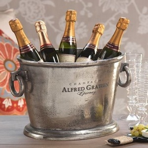 Seau refroidisseur de vin écologique en aluminium (style américain) - Product Image 4