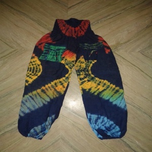 Mode estivale en rayonne multicolore Tie Dye Pantalons/pyjamas pour femmes Fournisseur en gros de l'Inde - Product Image 6