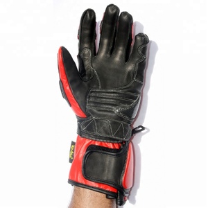 Guantes de motocicleta de cuero genuino, alta calidad, nuevos, EE. UU. - Product Image 4