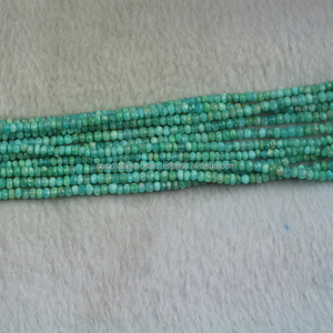 Perles rondes en vrac du pérou, Amazonite bleue naturelle, bijoux en vrac, perles de pierres précieuses - Product Image 3