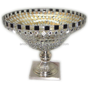 Bol de service bol à chocolat forme ronde fait à la main luxe servant Design moderne nourriture bol à fruits décoratif - Product Image 3