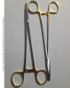 Instrumentos quirúrgicos Portaagujas Mayo hegar TC 18 cm con insertos de carburo de tungsteno - Product Image 2