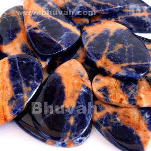 Pierre de Sodalite Pierre de Cabochon Naturel - Product Image 2