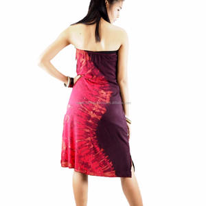 NAPAT เดรสโบฮีเมียนของผู้หญิง,เดรสลำลองผ้าสแปนเด็กซ์ขนาดใหญ่พิเศษฤดูร้อนปี2018 - Product Image 2