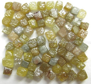 Diamants bruts naturels du Congo, non taillés, opaques, traités thermiquement - Origine ZR - Product Image 2