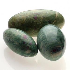 Cristal de alta calidad Lingam rubí zoisita Lingam Piedra Natural curación cristal piedra preciosa Lingam ágata decoración del hogar mayorista - Product Image 2