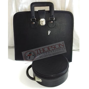 Estuche blando Masonic MM/WM para Regalia Estuche blando para delantal bordado con tela de cuero de algodón para uso de masón - Product Image 1