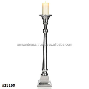 Support de centre de table décoratif en aluminium noir pour bougies, décorations de mariage et de maison, bougeoir en métal pour mariages personnalisés - Product Image 6