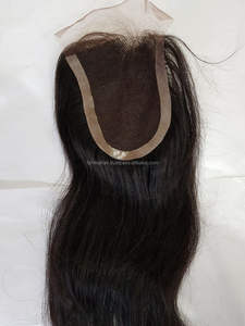 Direct factory-base de seda con cierre frontal, 4x4, 5x5, 13x4, pelucas de cabello humano malayo con base de seda - Product Image 4