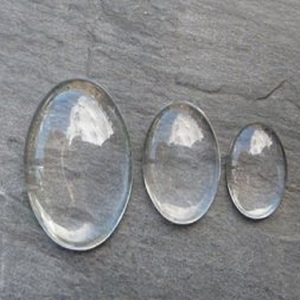 เครื่องประดับทรงวงรีคริสตัลใสเครื่องประดับอัญมณีทรงวงรีหินธรรมชาติอัญมณีคริสตัลบำบัดขายส่ง - Product Image 2