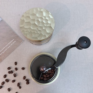 [Holar] Taiwan a fabriqué un nouveau moulin à café doré 2-en-1 avec grand pot de stockage - Product Image 5