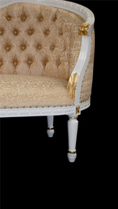 Antiguo oro blanco francés provincial chaise lounge moderno sala de estar sofá cama reclinable modular plegable almacenamiento comedor dormitorio - Product Image 5