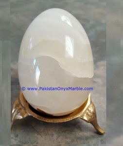 Decoraciones de huevos de mármol de ónix, cristales de piedra natural tallada y pulida para el hogar, curación, Feng Shui o uso de estilo amoroso - Product Image 3