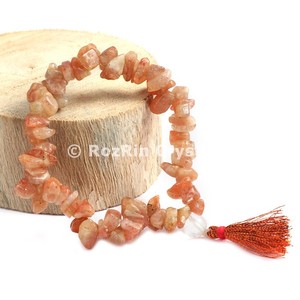 Bracelets Power Chips pêche Aventurine - Product Image 1