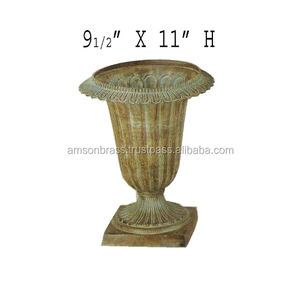 Outdoor <b>Garden</b> and Home Decorative Aluminium Flower Pot <b>Garden</b> <b>Urn</b> Restaurant Decorative <b>Garden</b> <b>Urn</b> Decor - Product Image 4