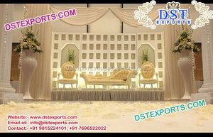 Manufacturer and Exporter of Stunning Wedding Stage <b>Backdrop</b> <b>Frames</b> Panels Candle Back Walls Wedding Decorations - Product Image 3