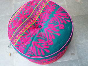Tela de algodón decorativa India otomana bordada vintage - Product Image 5