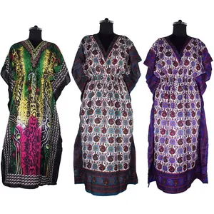 New Style Damen bekleidung Sommerkleid Western Beach Long Kaftans Tuniken