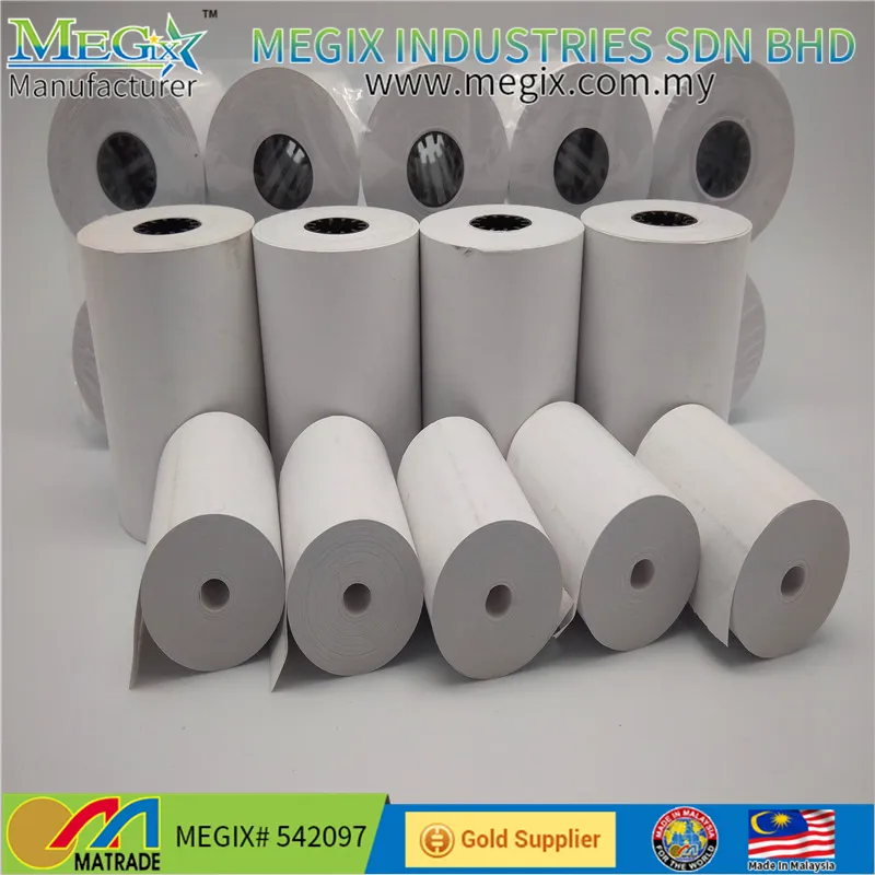 Hot sale ncr cash register thermal paper 80x70 80x80 direct thermal taxi paper rolls 55mm width