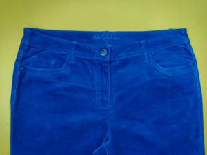 Étiquettes en velours côtelé extensible en coton Spandex pour femme, pantalon slim, à fermeture éclair, élastique moyenne, stocks en gros, - Product Image 3