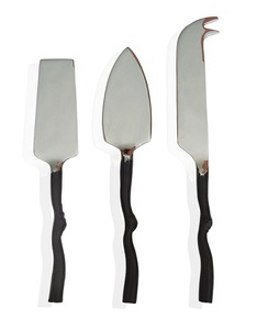 Coupe-fromage en acier inoxydable finition argentée ensemble de couverts en métal cuisine de table ensemble d'outils à fromage en métal - Product Image 3