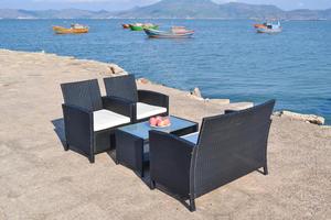 Ensemble canapé et mobilier d'extérieur en rotin, mobilier de maison en Poly - Product Image 6