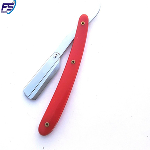 Maquinilla de afeitar de acero inoxidable con mango de plástico, para manicura profesional, plegable - Product Image 2