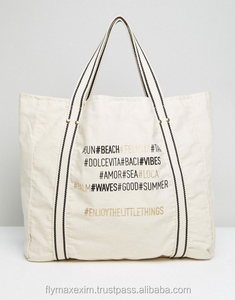 Sac fourre-tout en toile de nylon, sac de plage personnalisé - Product Image 2