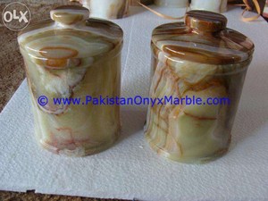 Urnas de ónix verde claro, tarros de Pakistán - Product Image 5