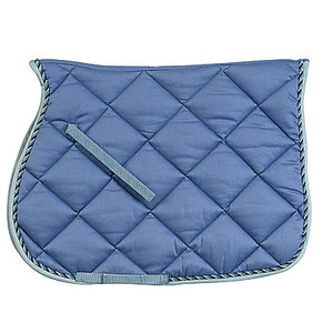 Tapis de selle en polaire polycoton de haute qualité couleurs personnalisables pour le dressage anglais et le saut à cheval - Product Image 1