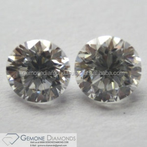 เพชรธรรมชาติทรงหลวม100% ทรงกลมสีขาวขนาด1ถึง2มม. ประดับเพชรธรรมชาติแบบหลวม VVS - Product Image 4