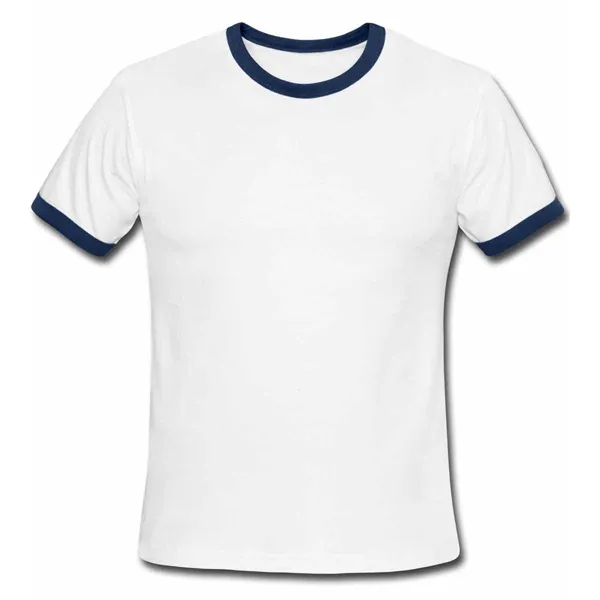 T-shirt in cotone compatto Bio wash t-shirt girocollo personalizzata in cotone bianco da uomo e manica corta